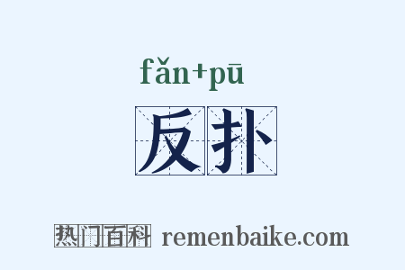 反扑是什么意思的图片